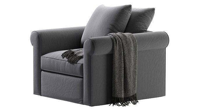 Harlanda Armchair By Ikea 3D model 3