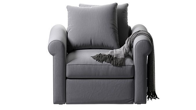 Harlanda Armchair By Ikea 3D model 4