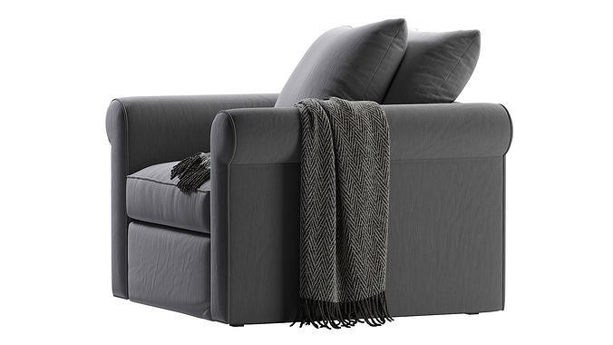Harlanda Armchair By Ikea 3D model 5