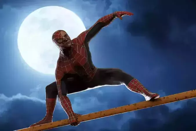 spider man 3d printable  model 3D print model