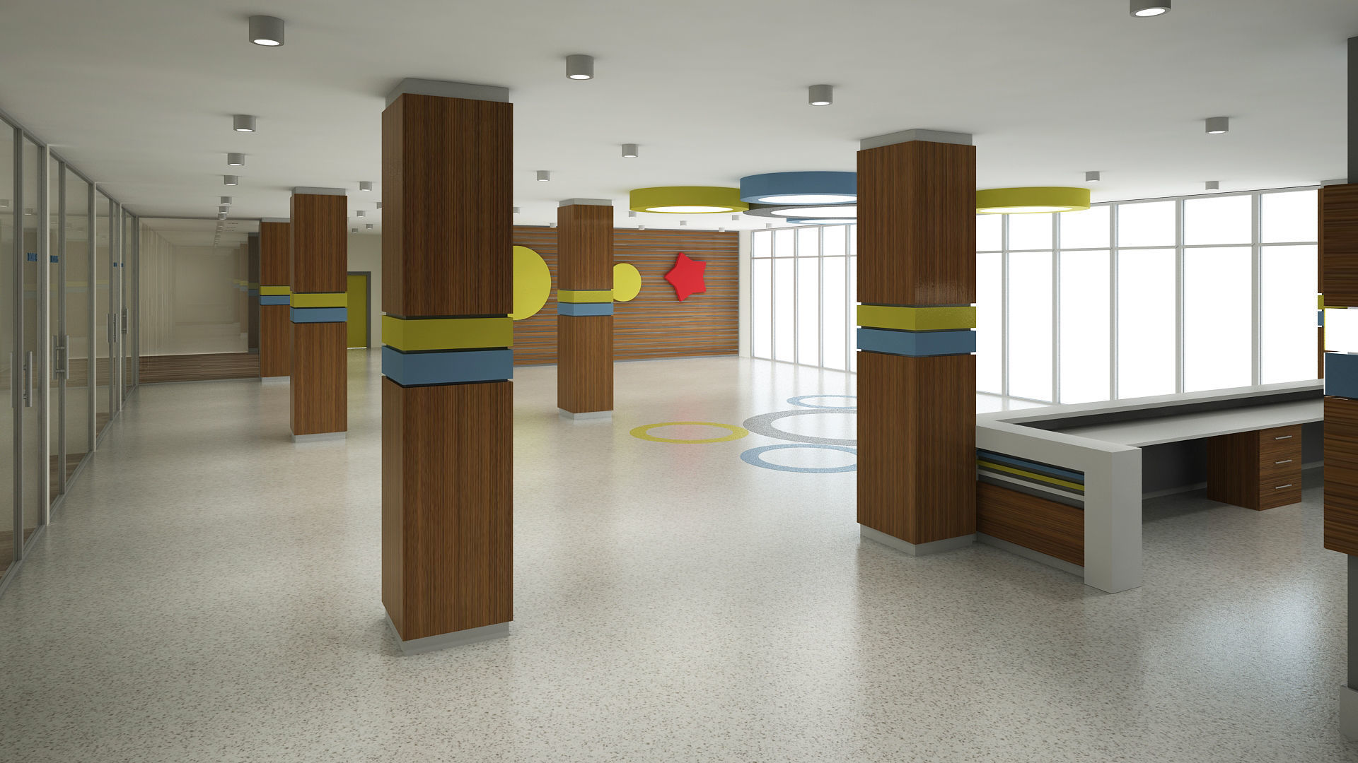 Lobby Interior 3D model_5