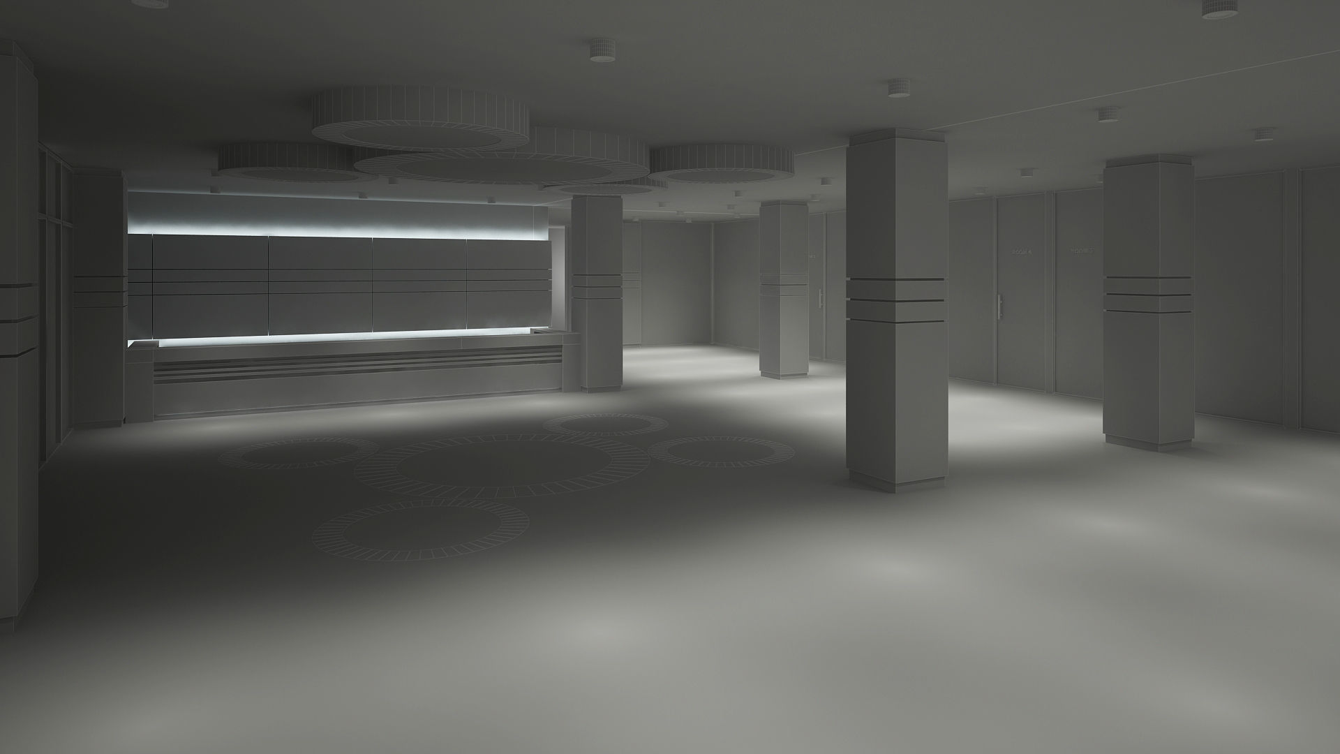 Lobby Interior 3D model_7