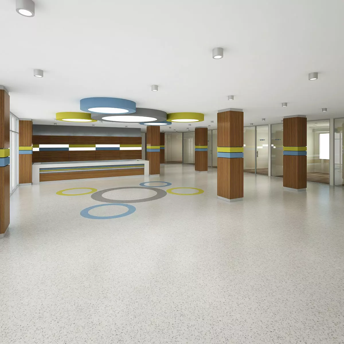 Lobby Interior 3D model_0