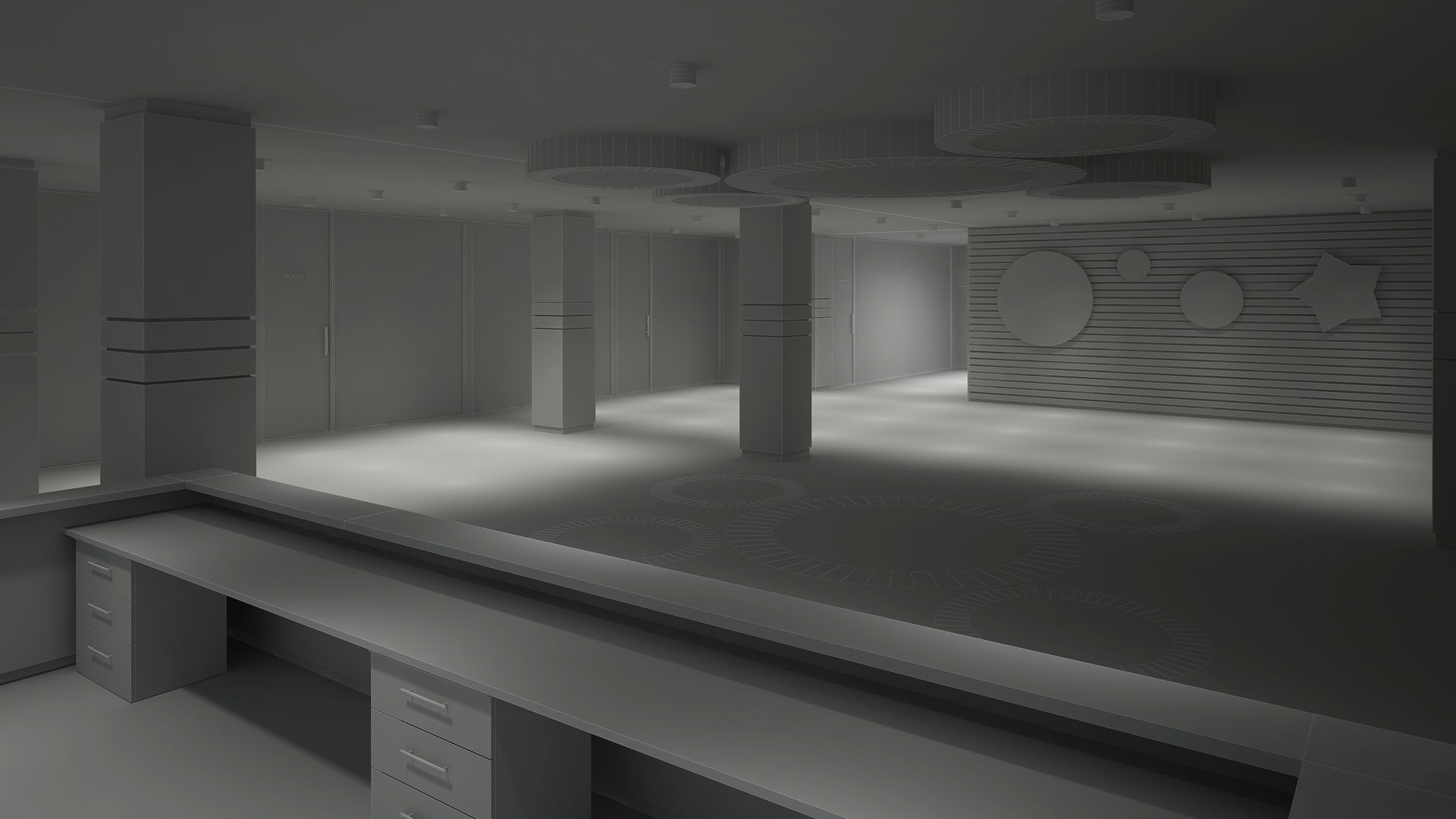 Lobby Interior 3D model_8