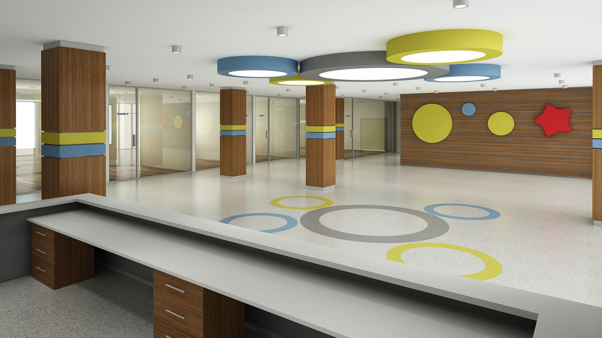 Lobby Interior 3D model_3