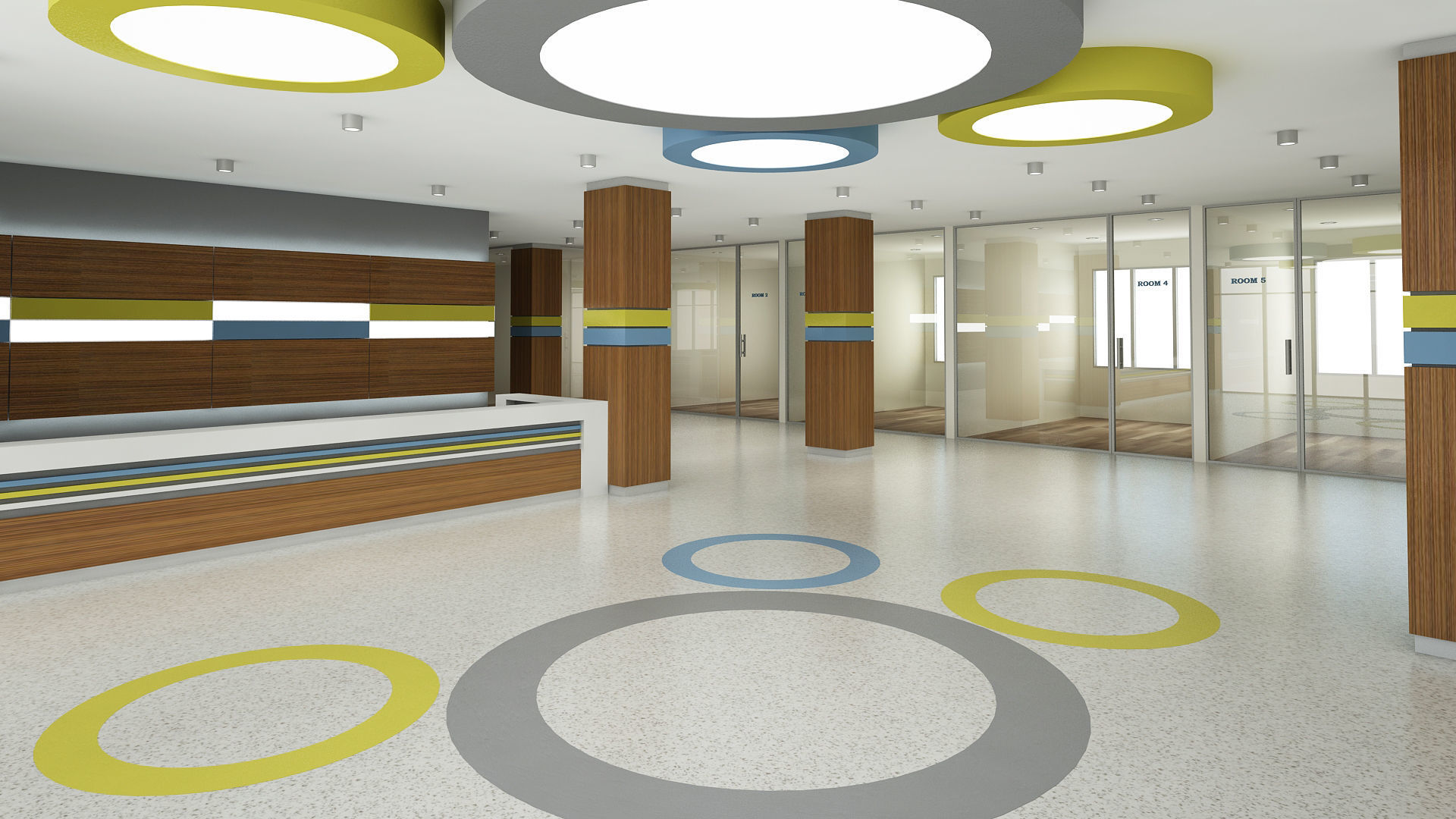 Lobby Interior 3D model_6