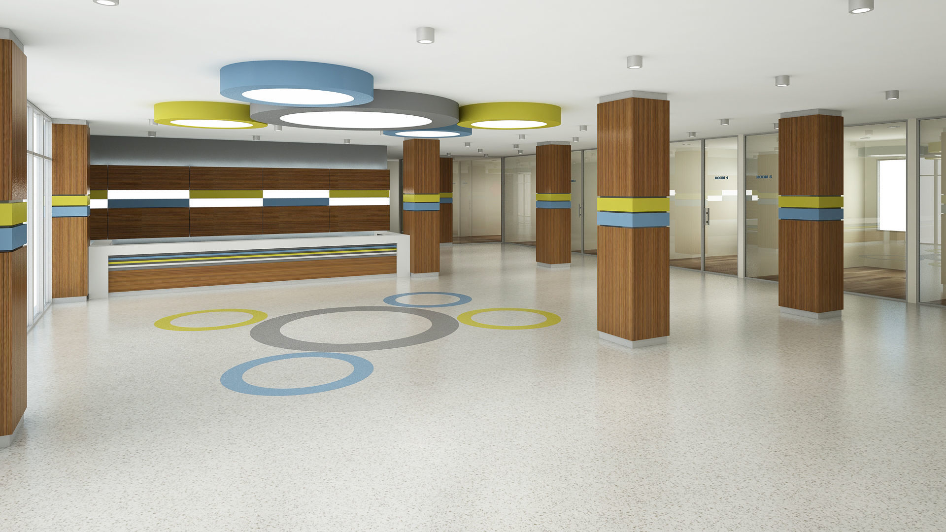Lobby Interior 3D model_2