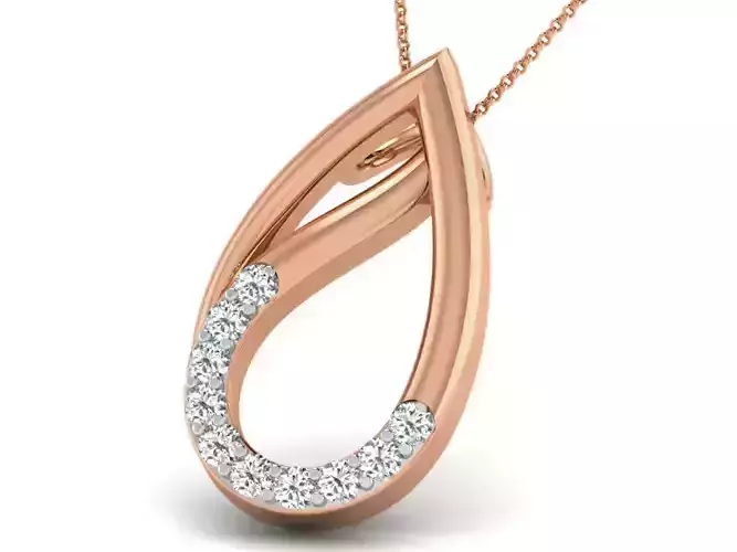 Light wt Diamond Charms Pendant 3dm render Detail 3D print model