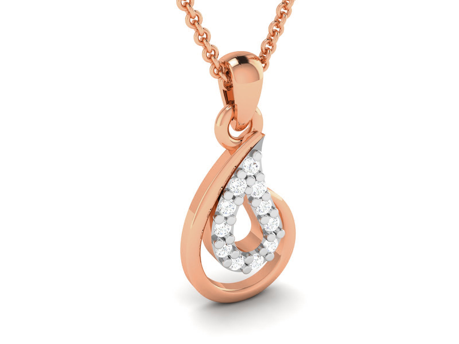 Light wt Diamond Charms Pendant 3dm render Detail 3D print model_1