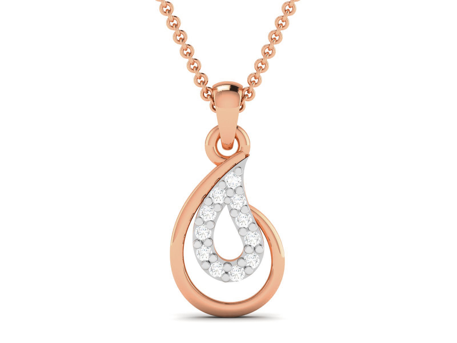 Light wt Diamond Charms Pendant 3dm render Detail 3D print model_2