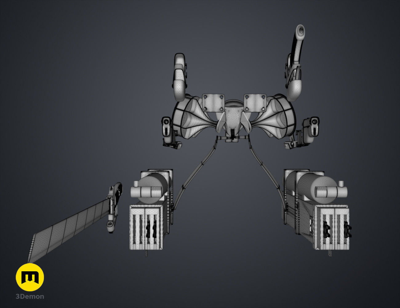 ODM Gear and Swords - Attack on Titan 3D print model_21