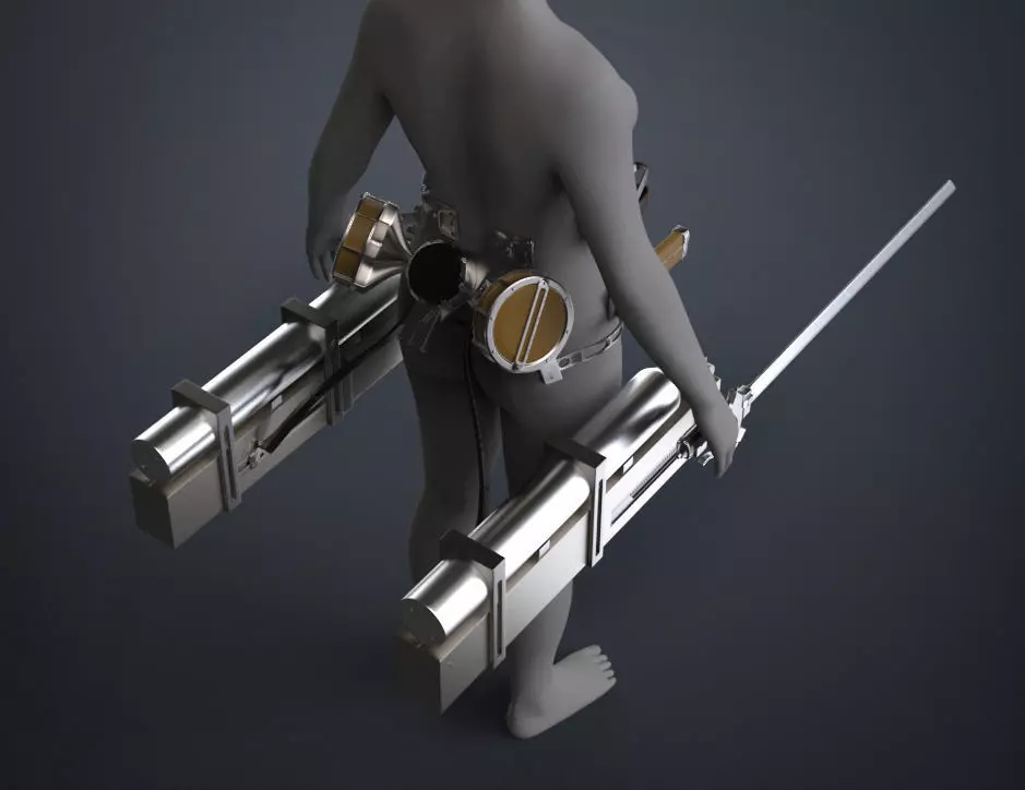ODM Gear and Swords - Attack on Titan 3D print model_0
