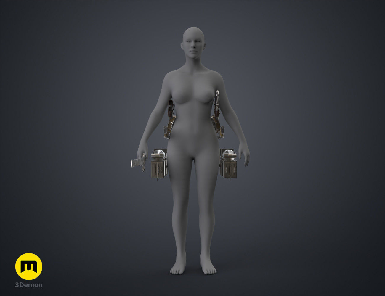 ODM Gear and Swords - Attack on Titan 3D print model_24