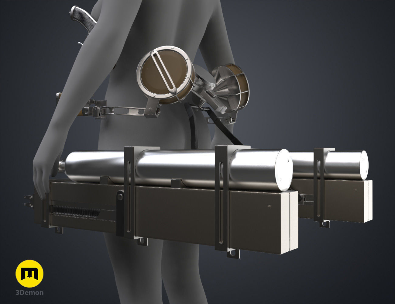 ODM Gear and Swords - Attack on Titan 3D print model_4