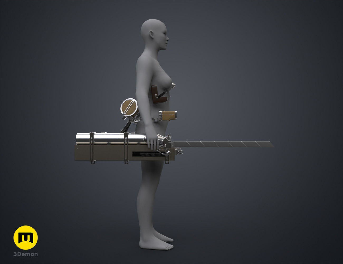 ODM Gear and Swords - Attack on Titan 3D print model_2