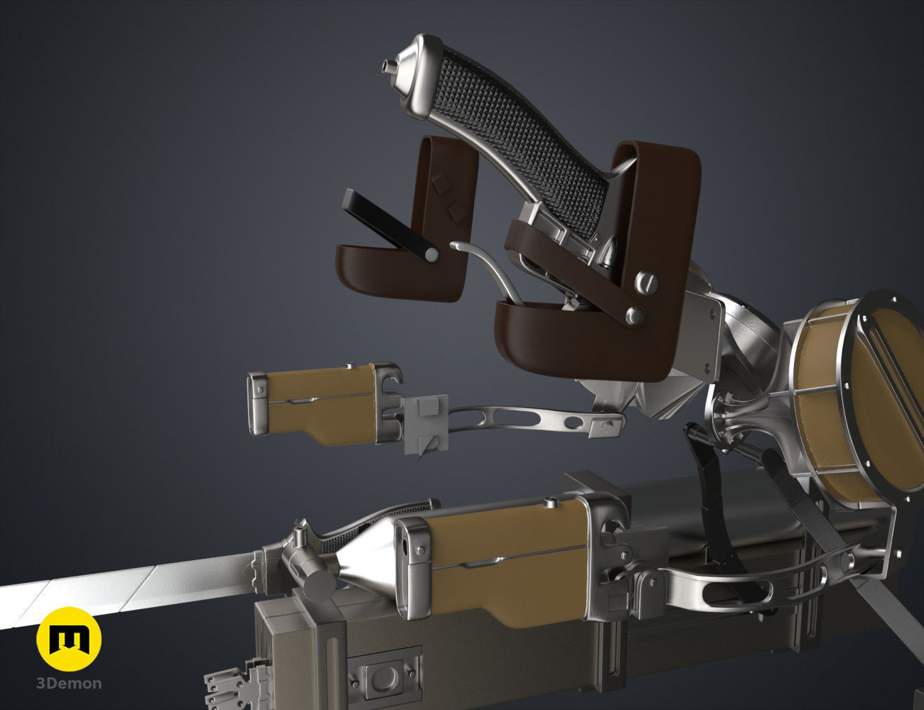 ODM Gear and Swords - Attack on Titan 3D print model_31