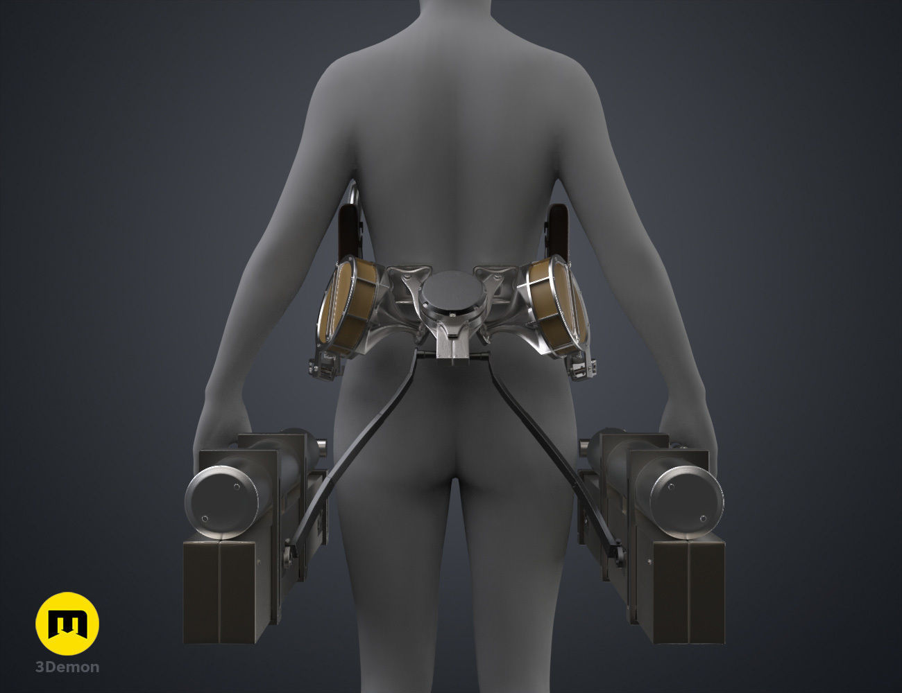 ODM Gear and Swords - Attack on Titan 3D print model_28