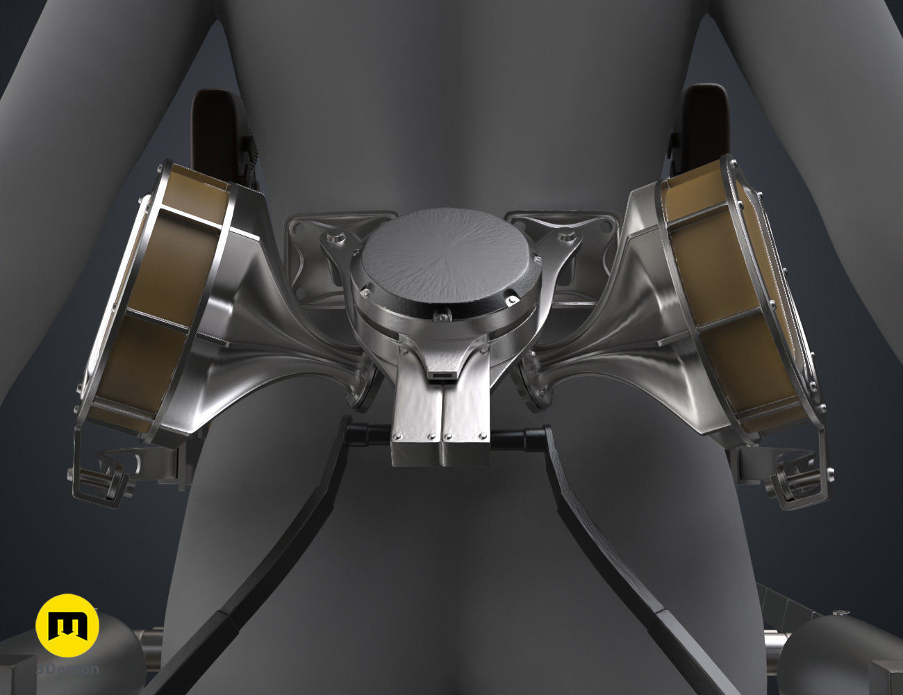 ODM Gear and Swords - Attack on Titan 3D print model_6