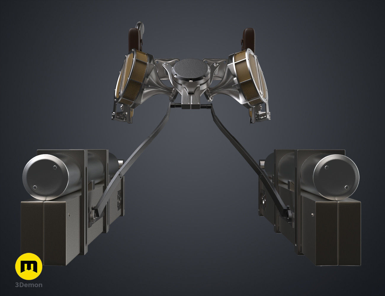 ODM Gear and Swords - Attack on Titan 3D print model_29