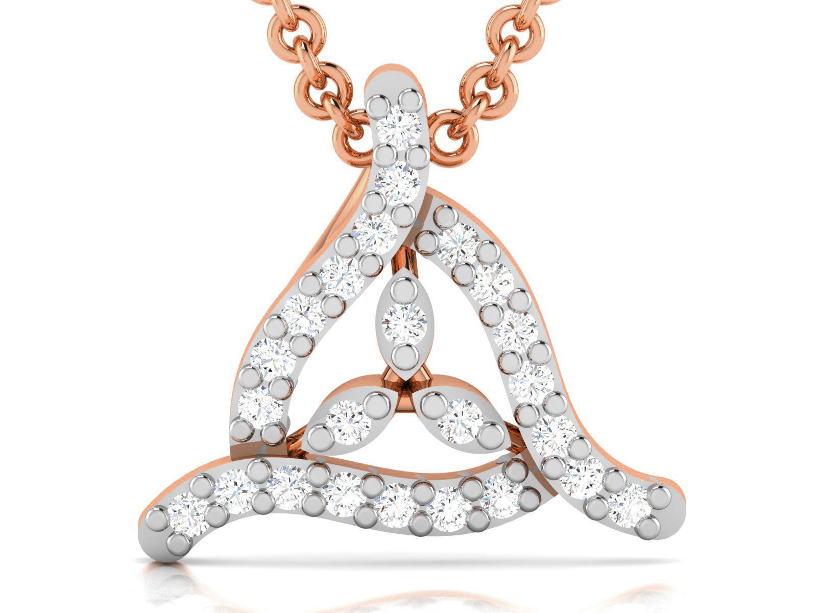 Light wt Diamond Charms Pendant 3dm render Detail 3D print model_3