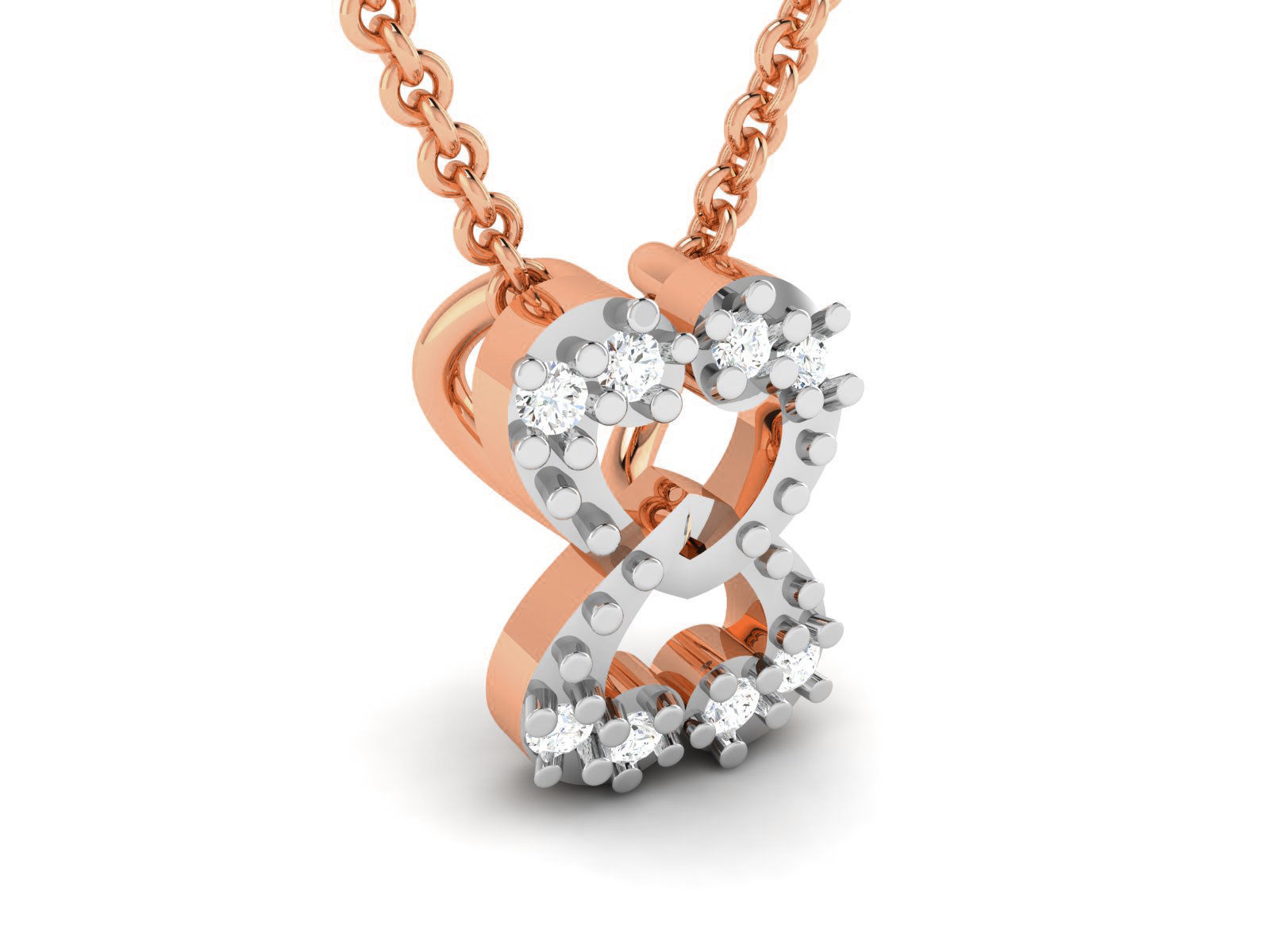 Light wt Diamond Charms Pendant 3dm render Detail 3D print model_2