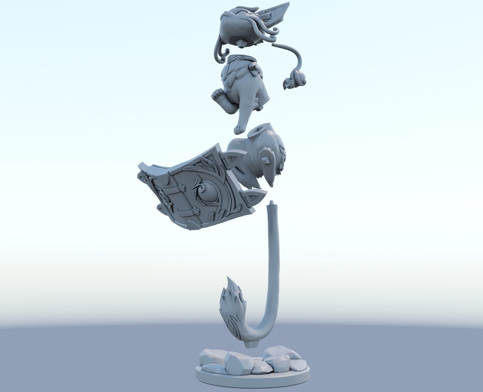yuumi 3D Print Model from League of Legends 3D model 3D printable ...