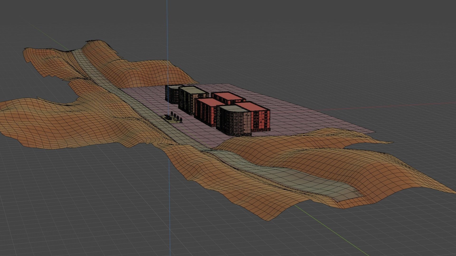 Bus stop  3D model_9