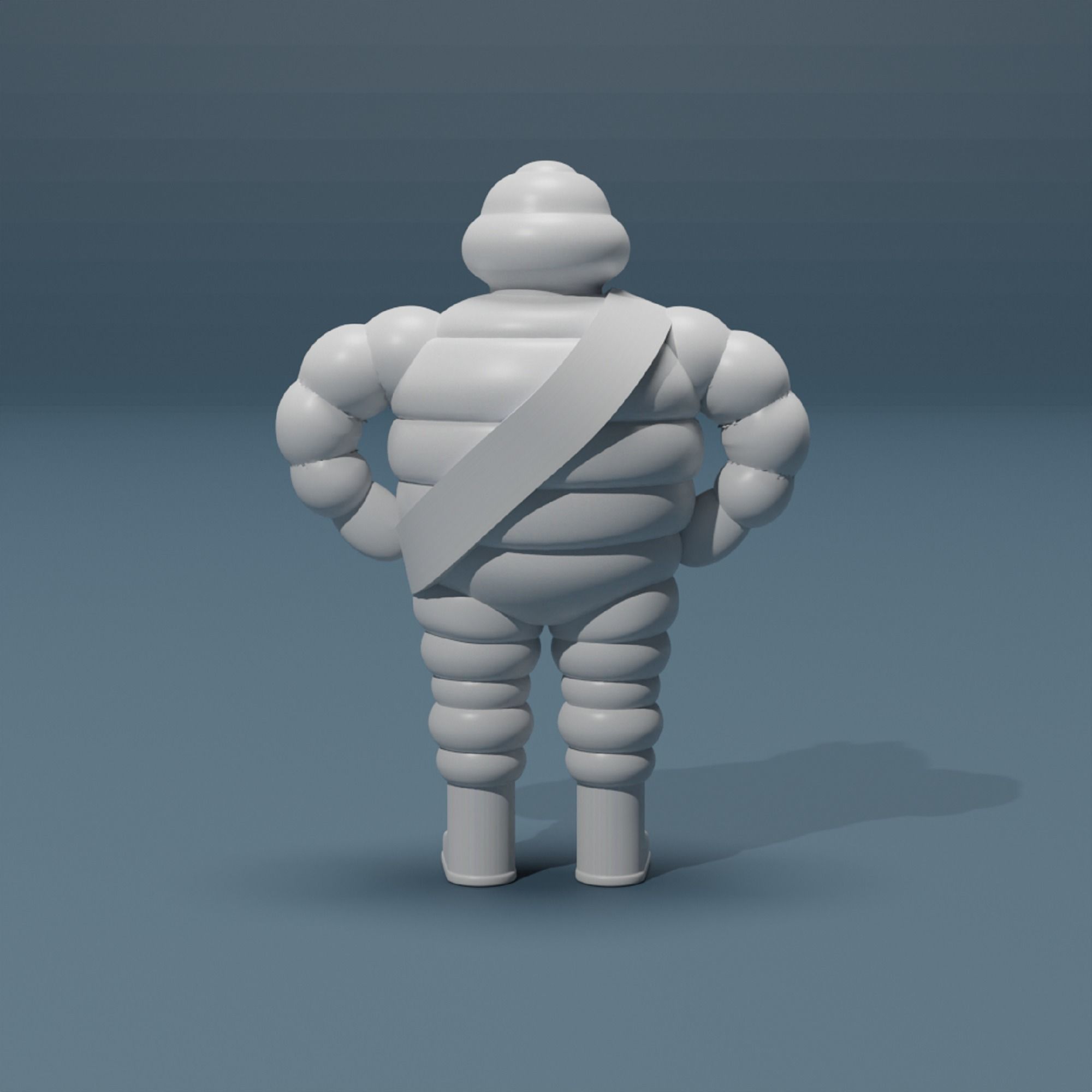 Michelin Man Bibendum 3D print model_2
