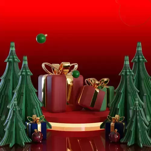 merry christmast 3D model