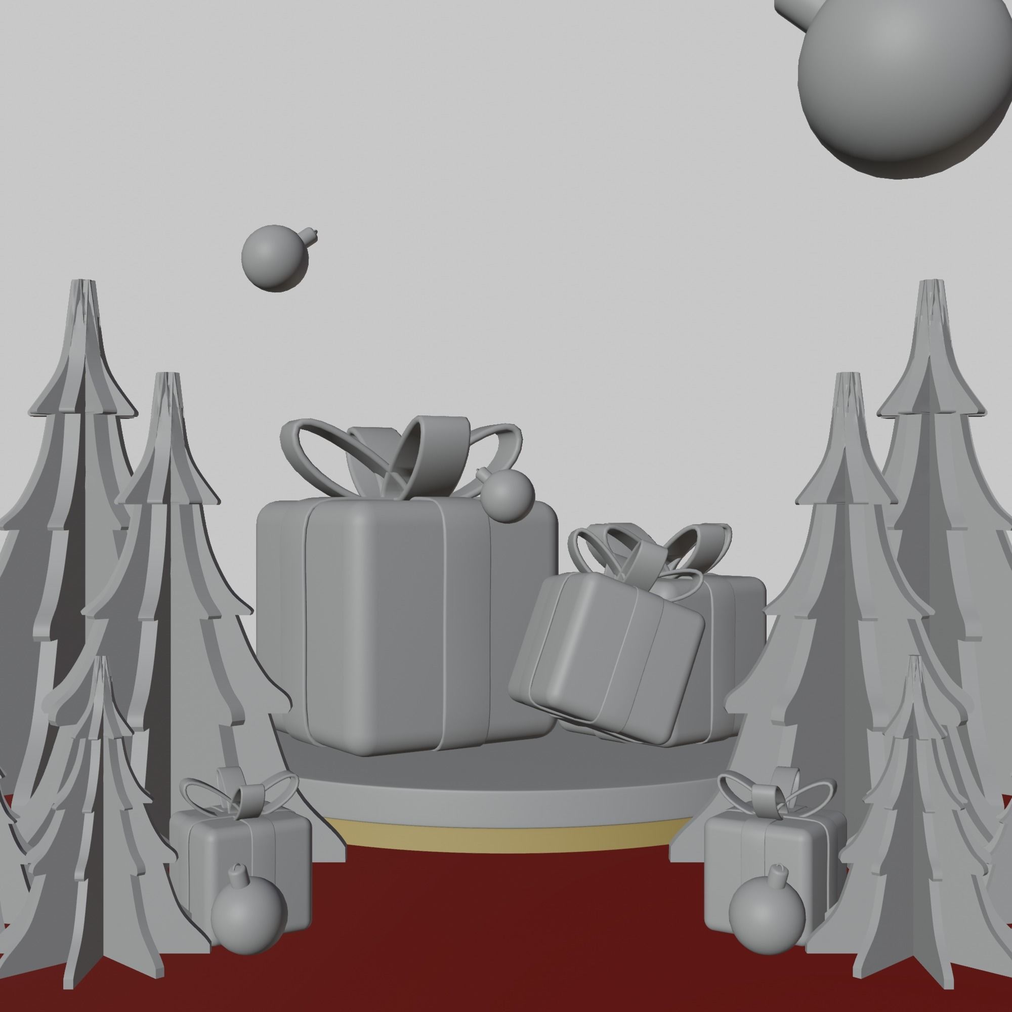 merry christmast 3D model_3