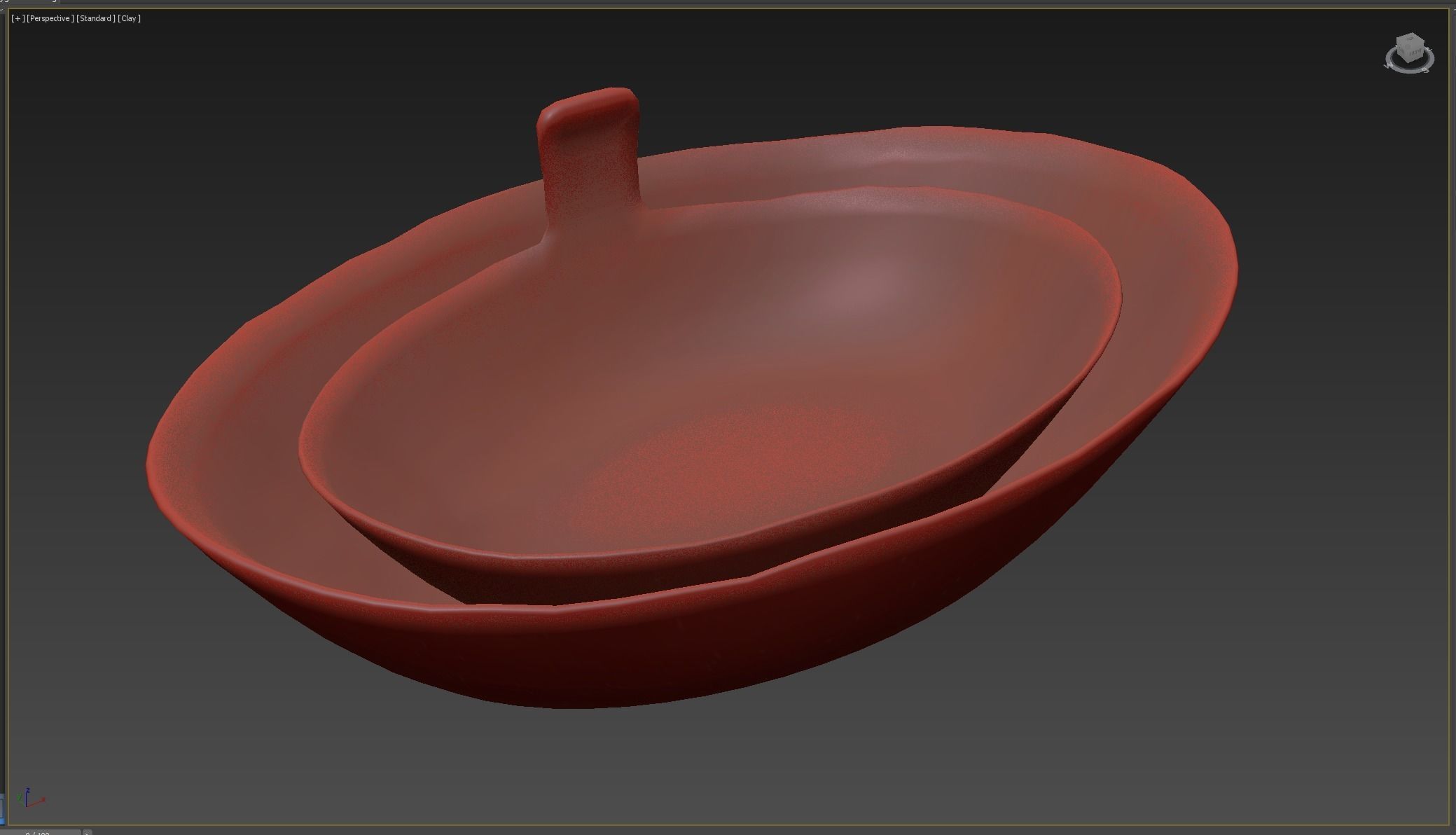 plate medieval  Low-poly 3D model_4