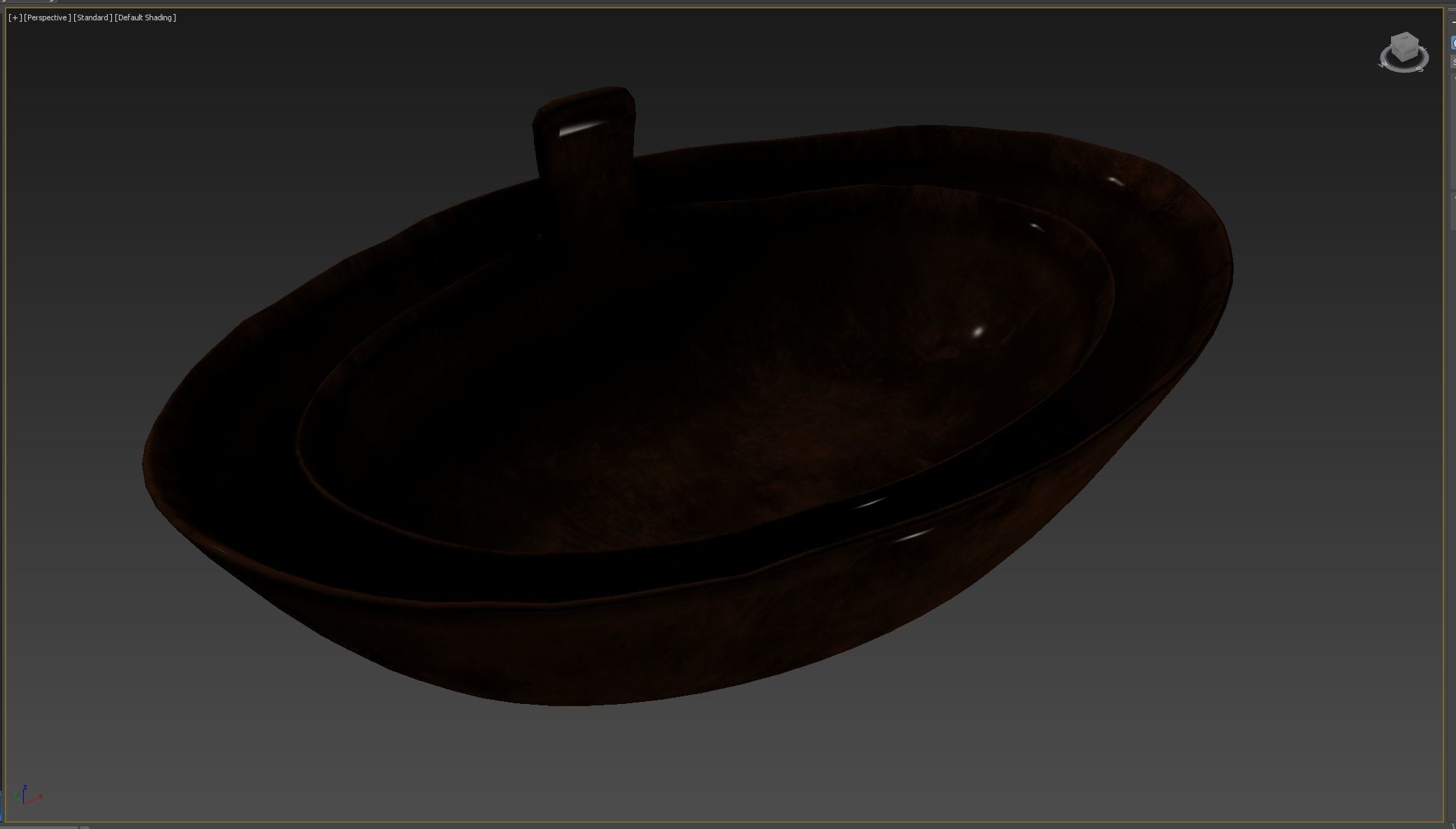 plate medieval  Low-poly 3D model_7
