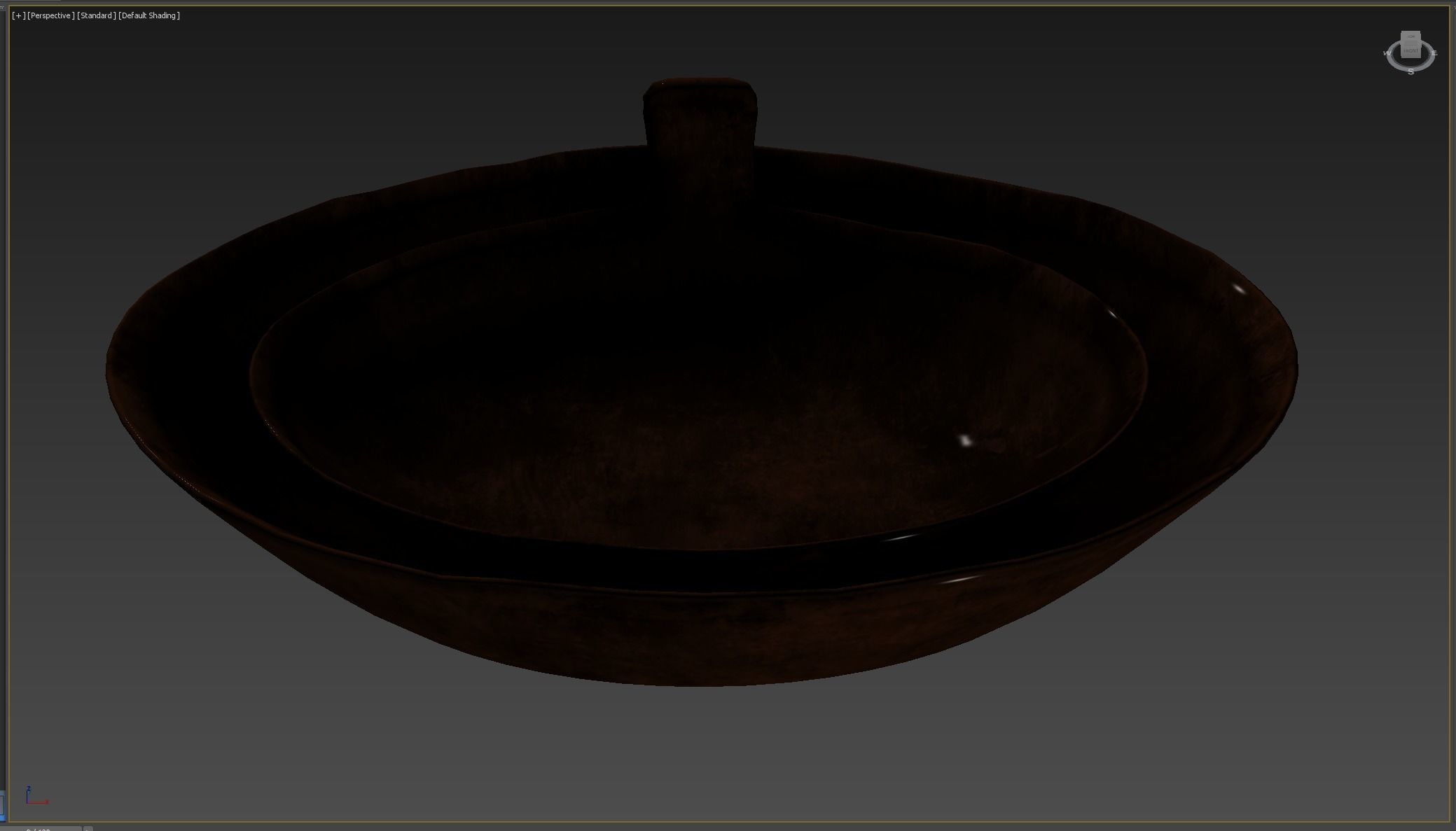 plate medieval  Low-poly 3D model_6