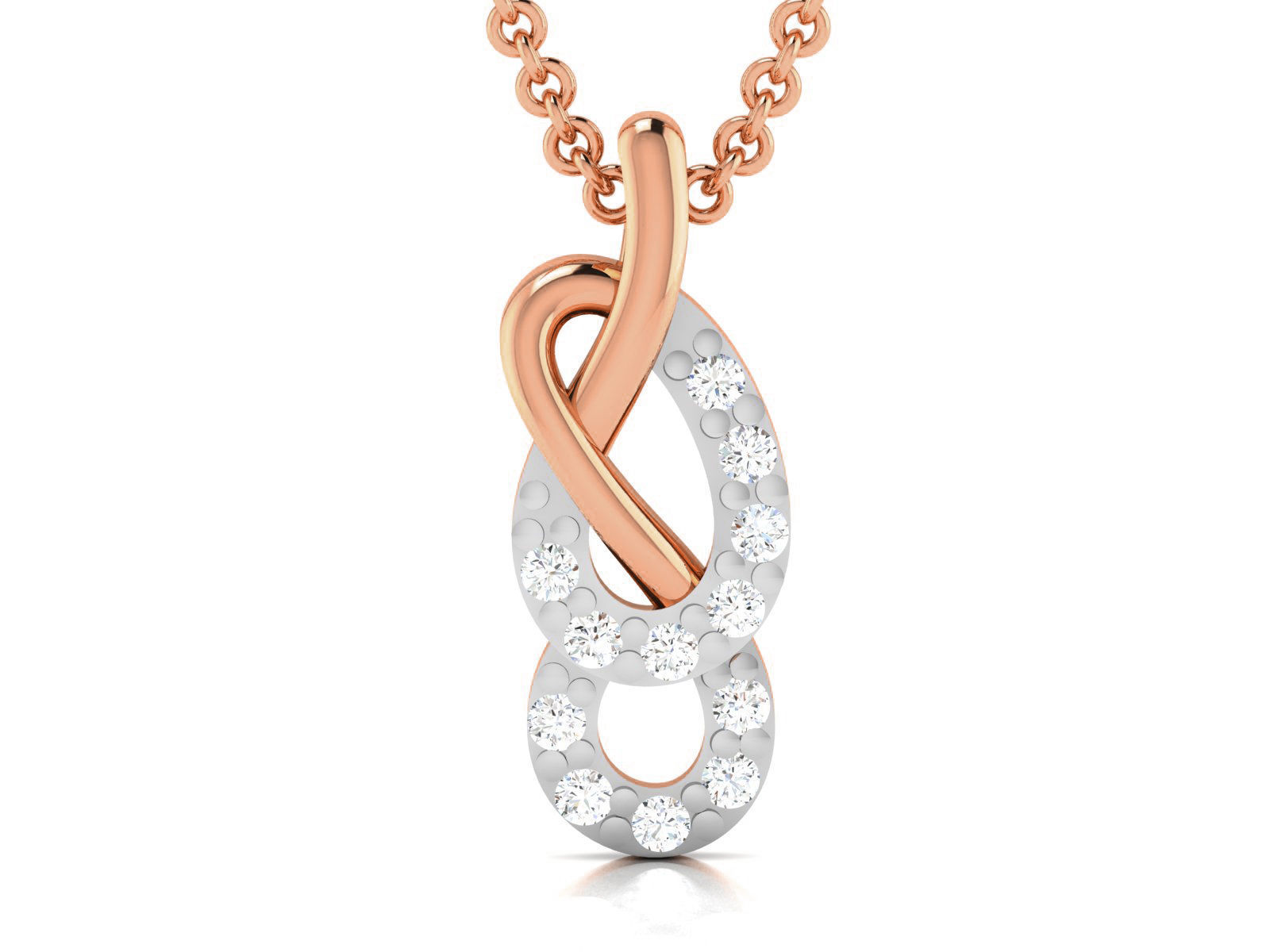 Light wt Diamond Charms Pendant 3dm render Detail 3D print model_2