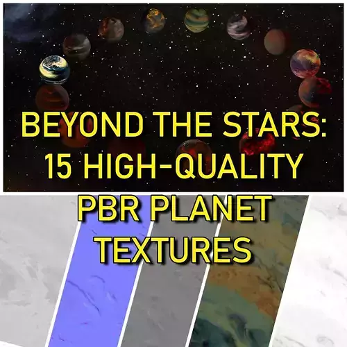 High Quality  PBR Planet Textures Texture