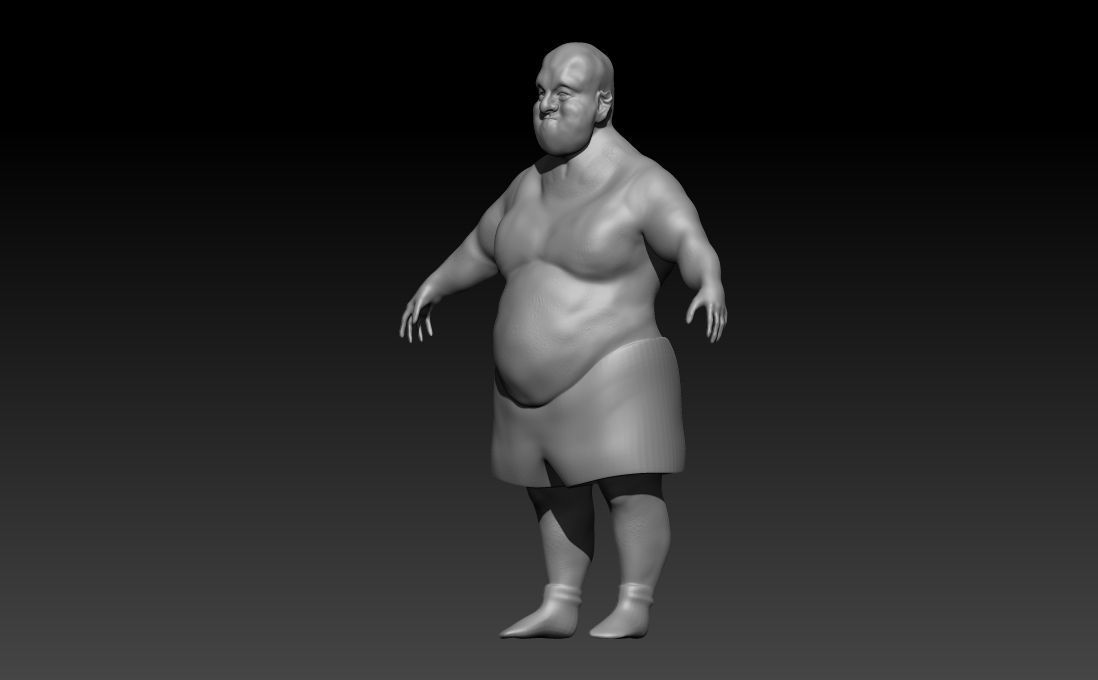 3d character modelling in zbrush 3D model_1
