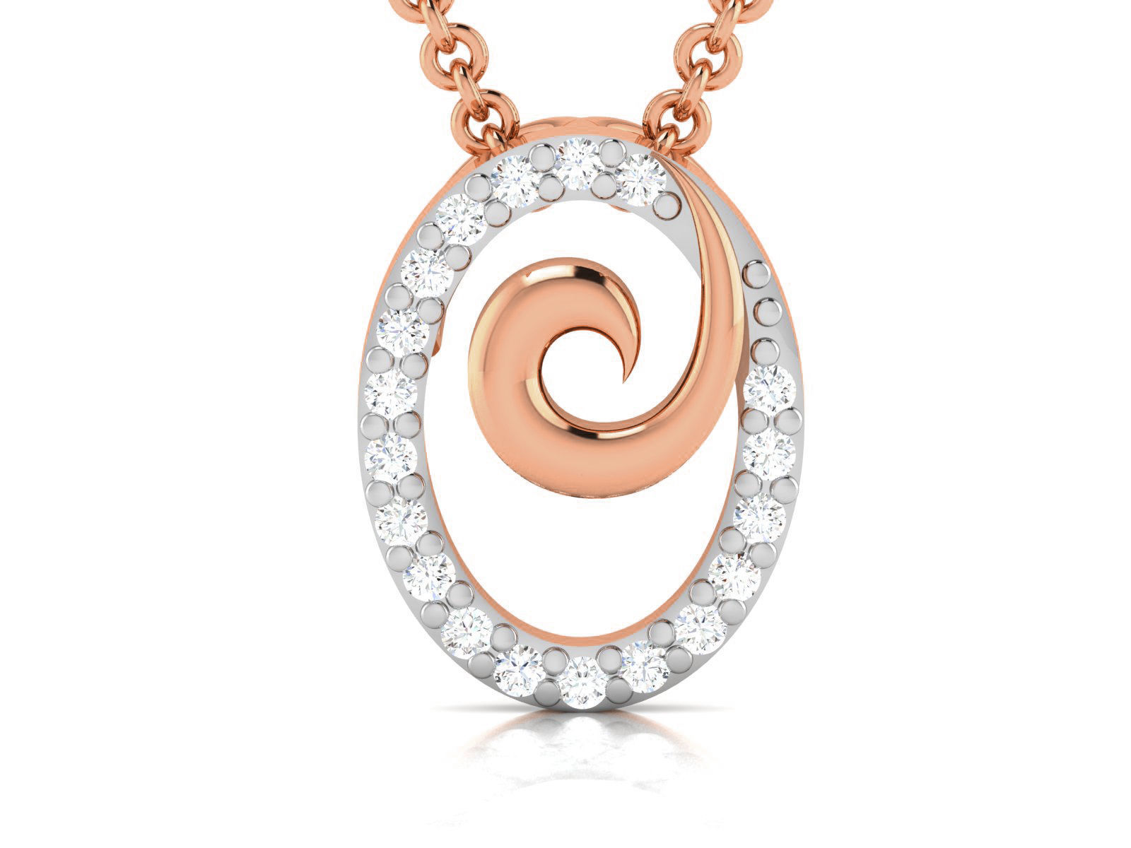 Light wt Diamond Charms Pendant 3dm render Detail 3D print model_2