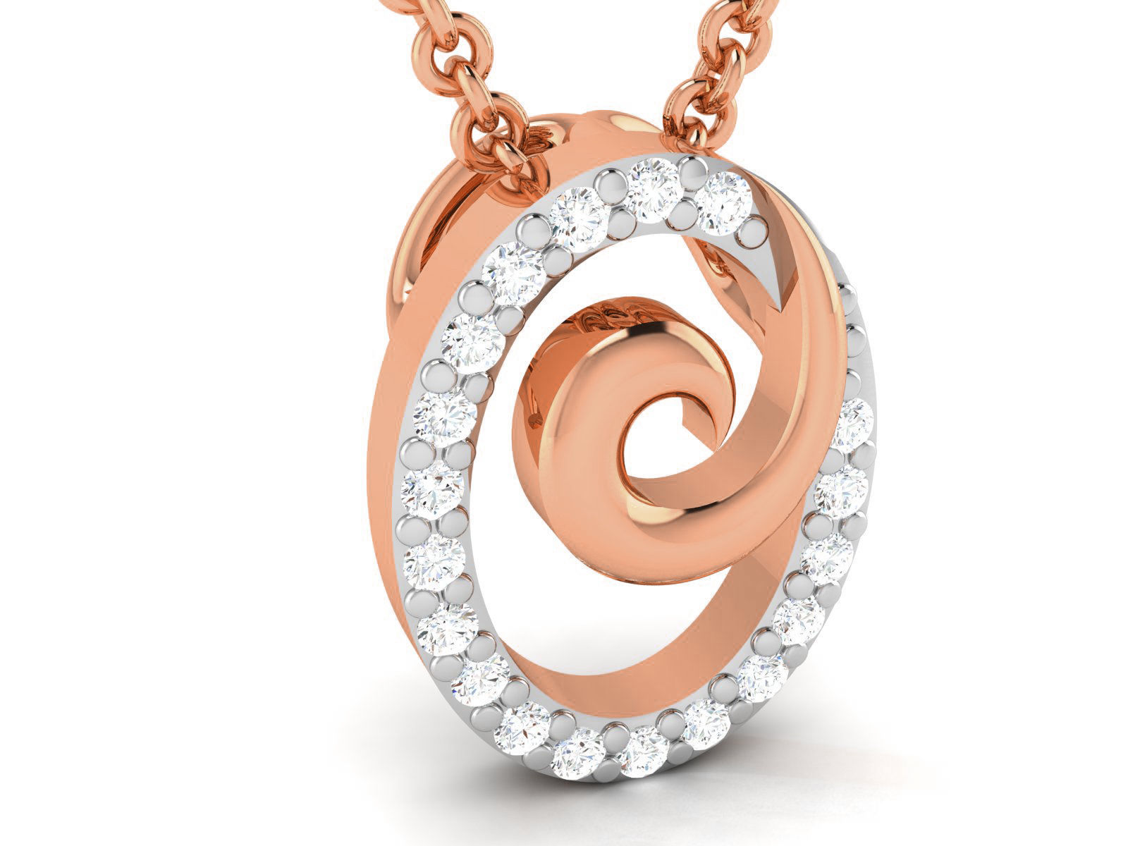 Light wt Diamond Charms Pendant 3dm render Detail 3D print model_1