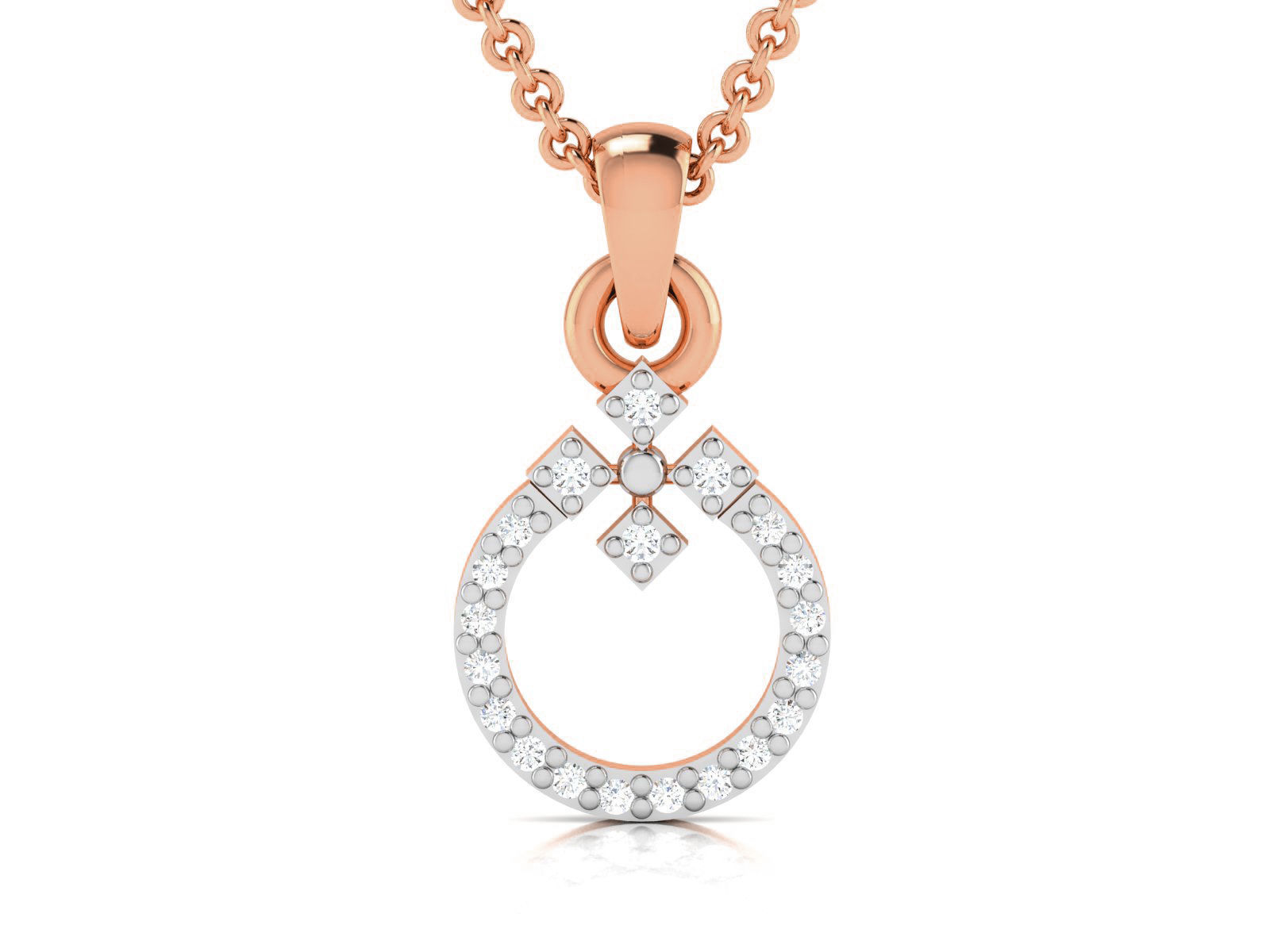 Light wt Diamond Charms Pendant 3dm render Detail 3D print model_2