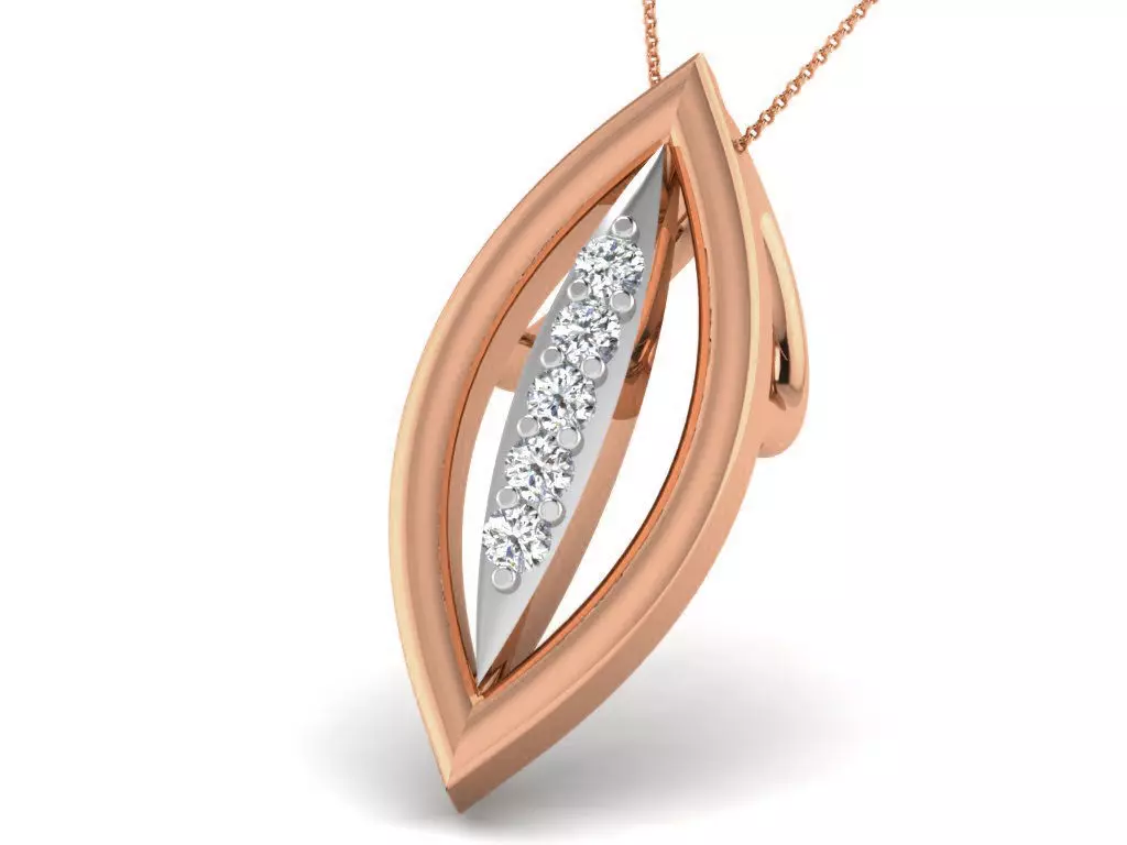 Light wt Diamond Charms Pendant 3dm render Detail 3D print model_0