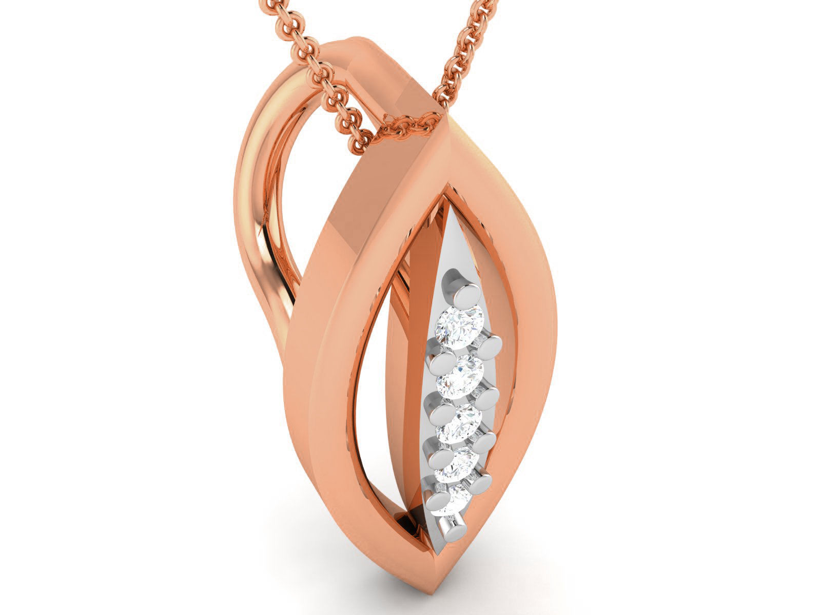 Light wt Diamond Charms Pendant 3dm render Detail 3D print model_3