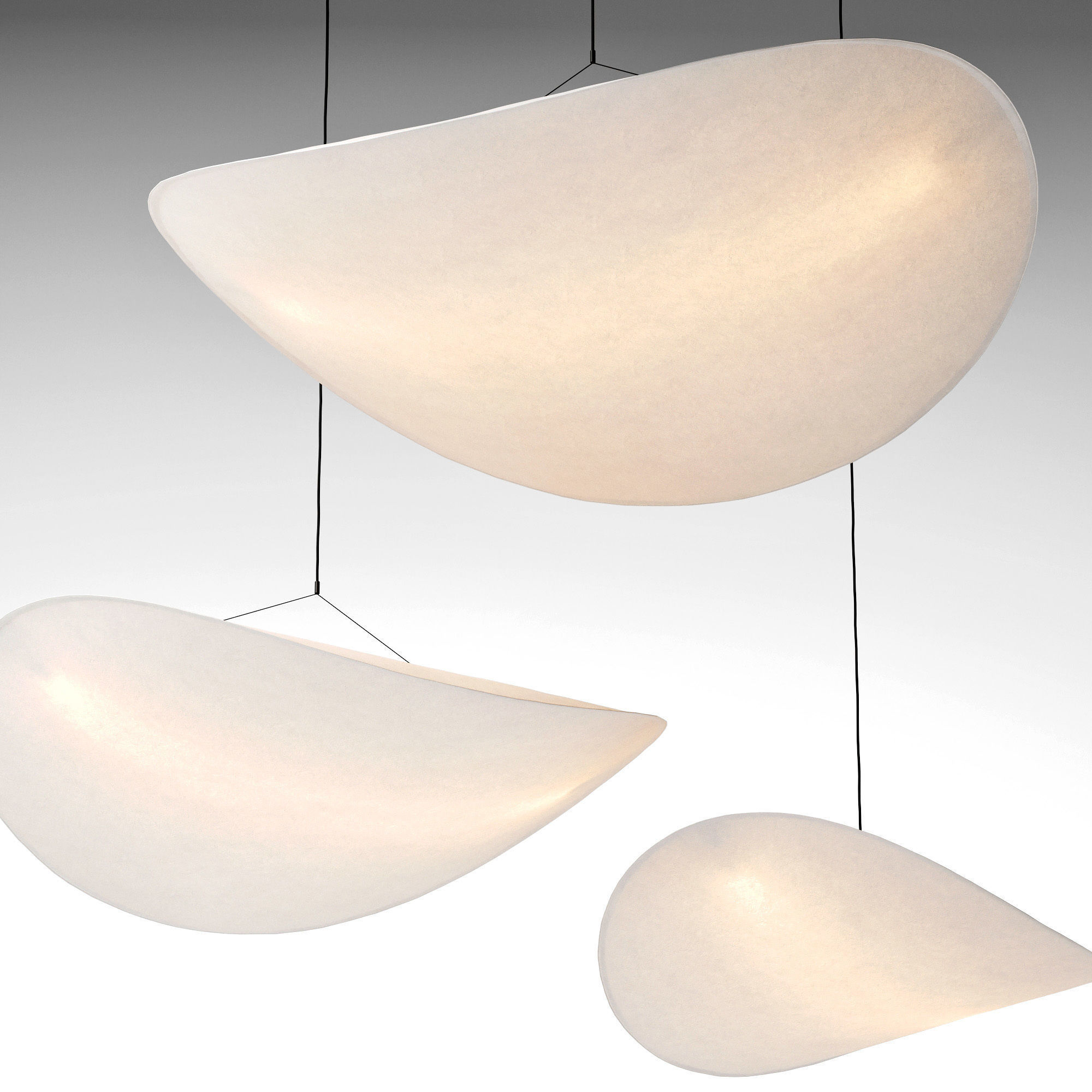 Tense Pendant Lamp D 70 90 120 3D model_4