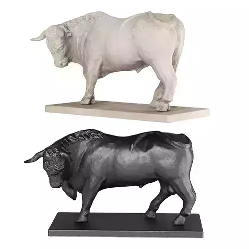 Bull sculpture