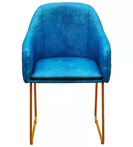 Dining chair fabric and metal