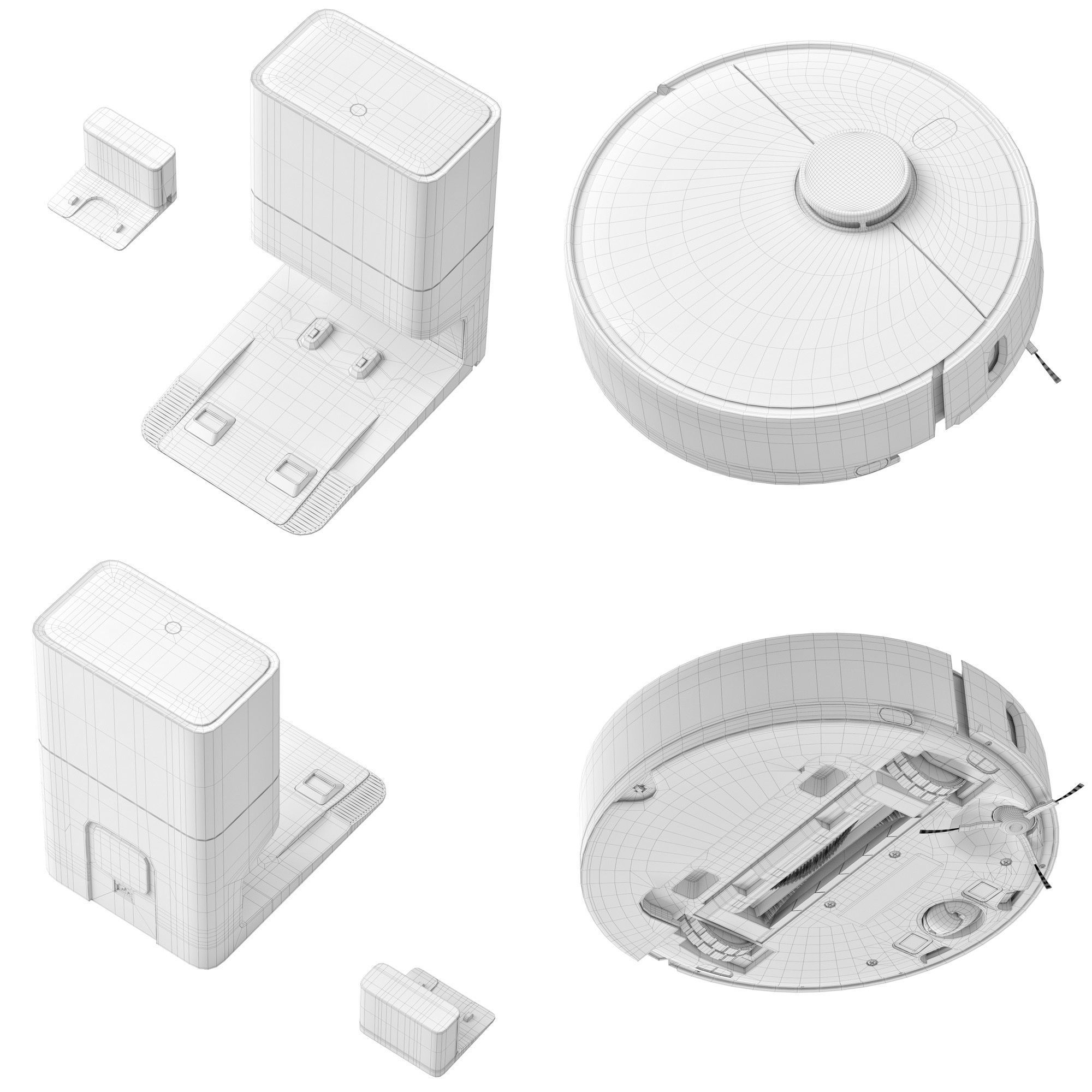 Mi Robot Vacuum-Mop 2 Ultra Auto-empty Station 3D model_6