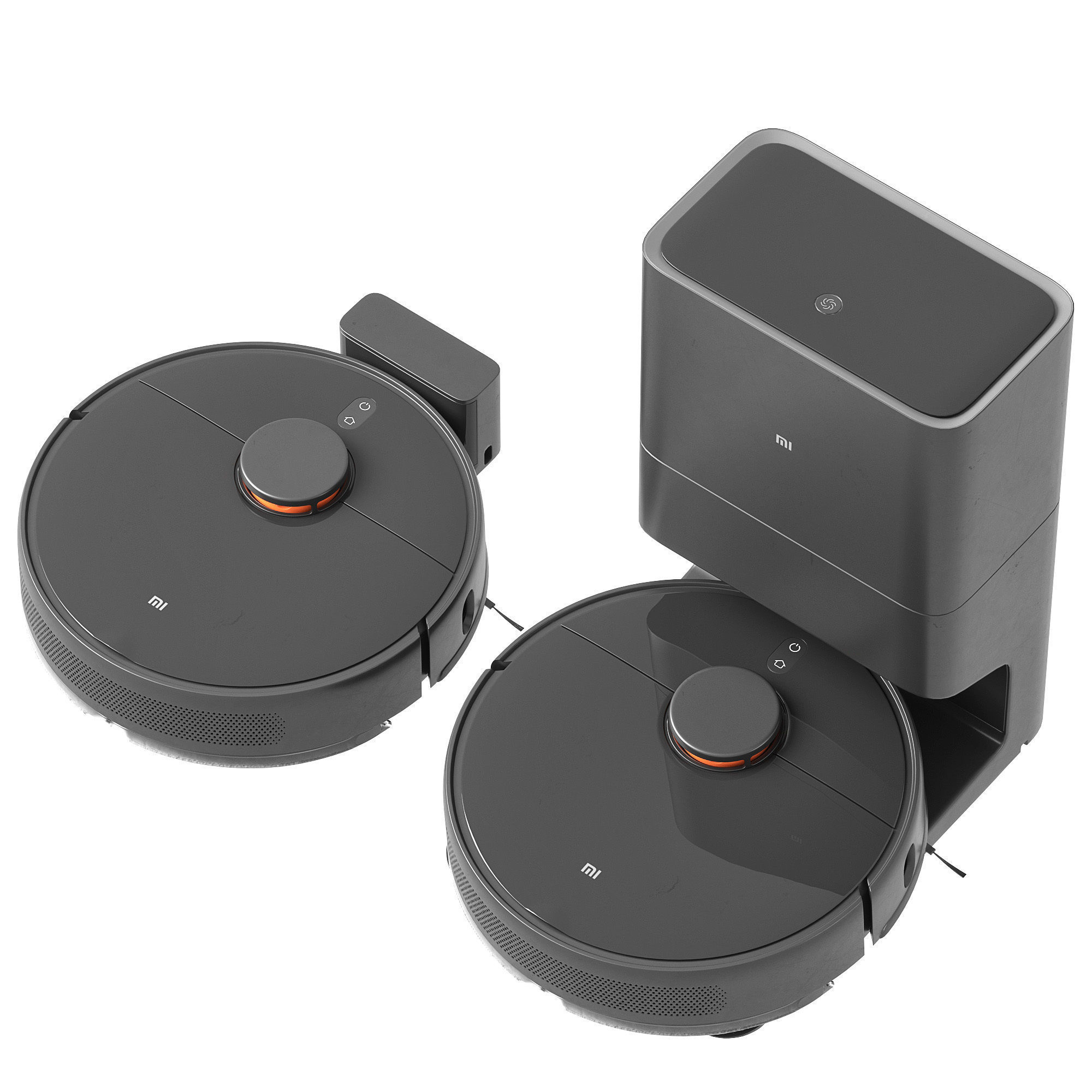 Mi Robot Vacuum-Mop 2 Ultra Auto-empty Station 3D model_9