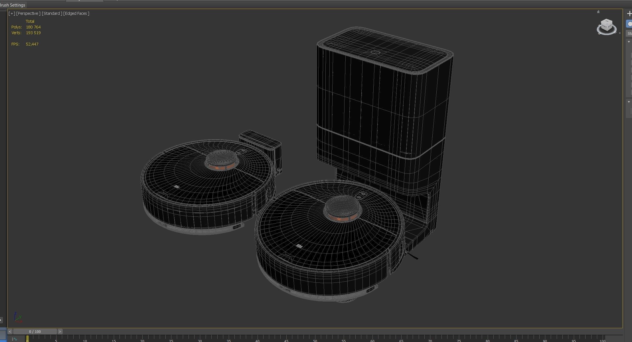 Mi Robot Vacuum-Mop 2 Ultra Auto-empty Station 3D model_7