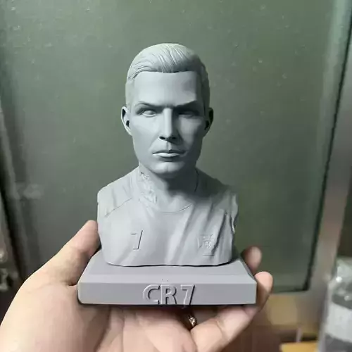 Ronaldo bust of man