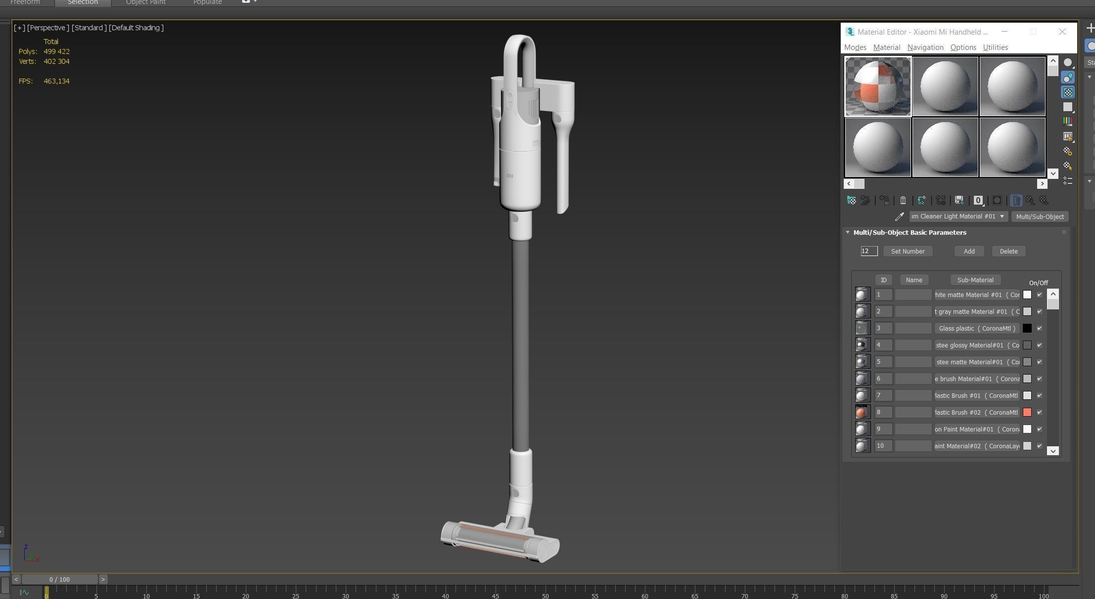 Xiaomi Mi Handheld Vacuum Cleaner Light 3D model_7