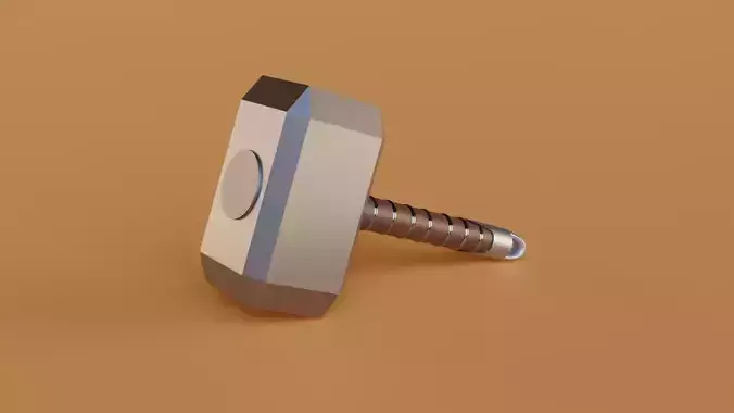 Thor hammer 3D model